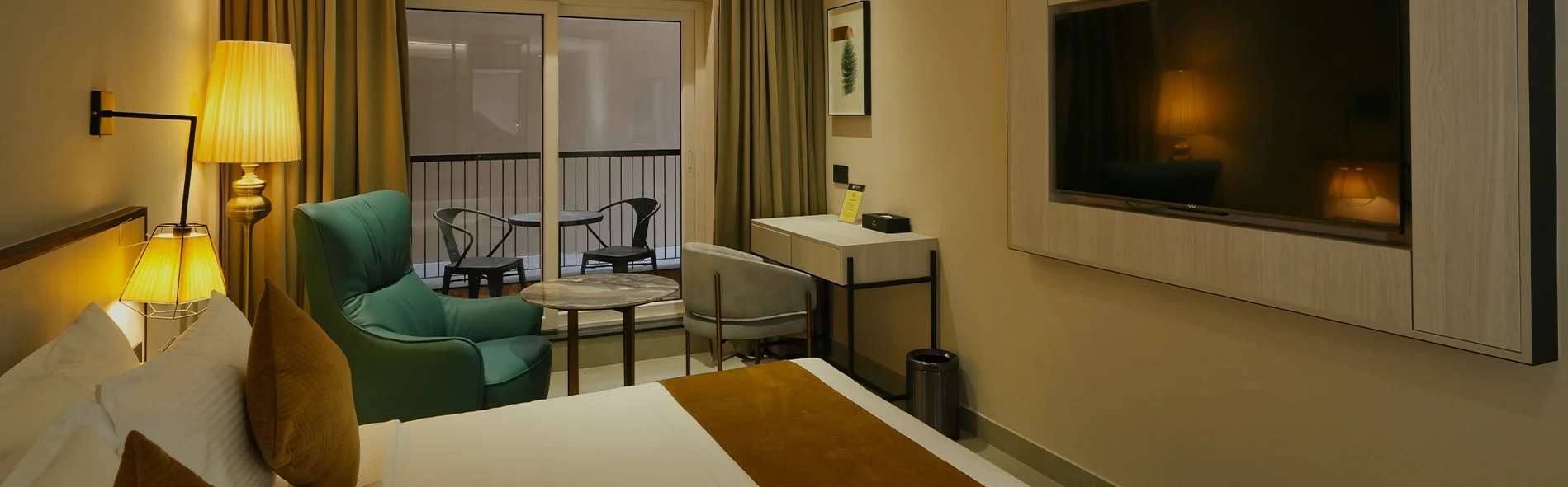 Pride Room at Mesta Hotel - Luxury Hotels in Sulthan Bathery Wayanad with private balcony